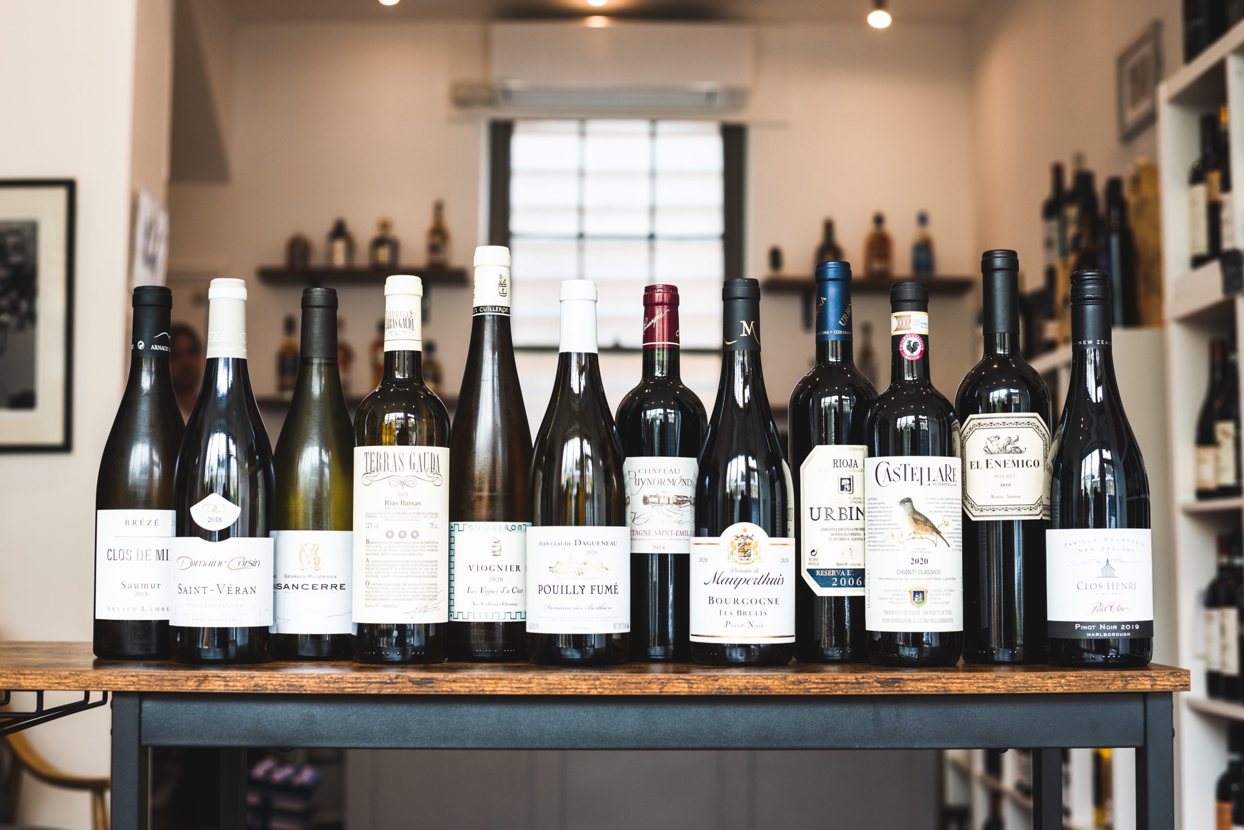 Our selection of wines