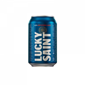 Lucky Saint Unfiltered Lager (can format)